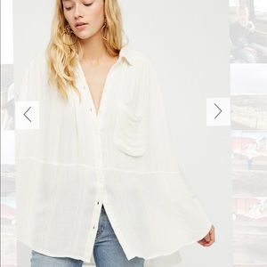 Free People Cozy Nights Top • Size Large